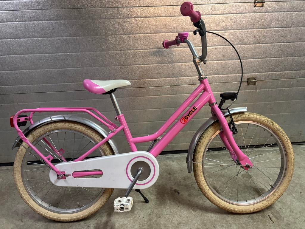 2Cycle Meisjesfiets 20 inch Roze., Fietsen en Brommers, Fietsen | Meisjes, Ophalen, Gebruikt, 20 inch