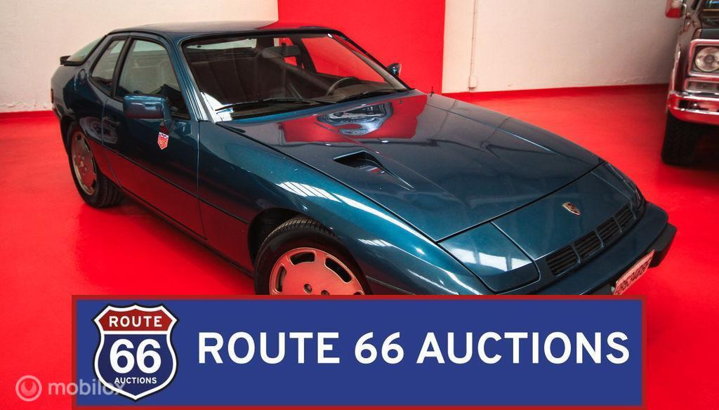 Porsche 924 Turbo | 1980 | Route 66 Auctions, Auto's, Oldtimers, Overige carrosserieën, Zwart, Bedrijf, Porsche