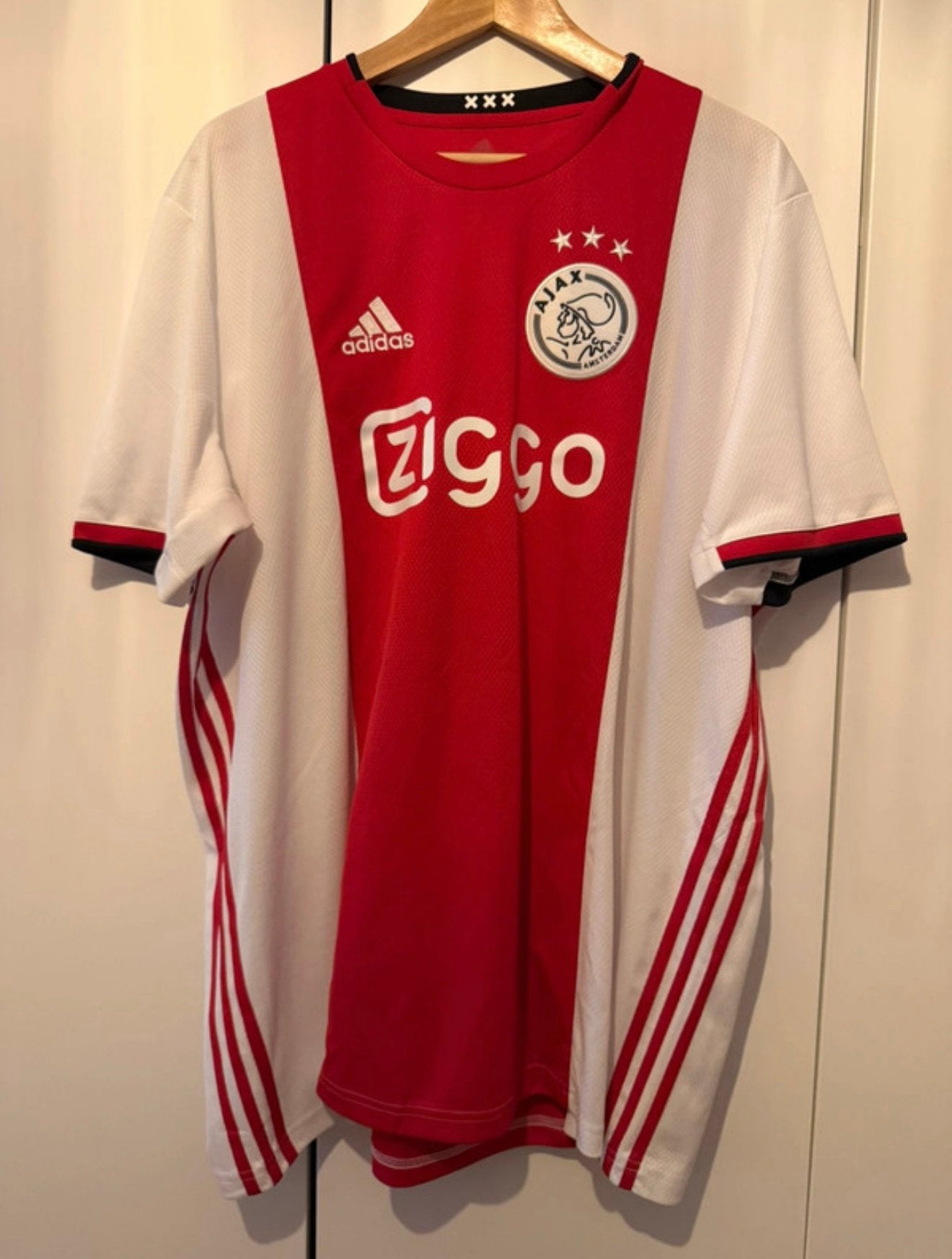 Ajax thuisshirt, Verzamelen, Sportartikelen en Voetbal, Verzenden, Zo goed als nieuw, Ajax, Shirt