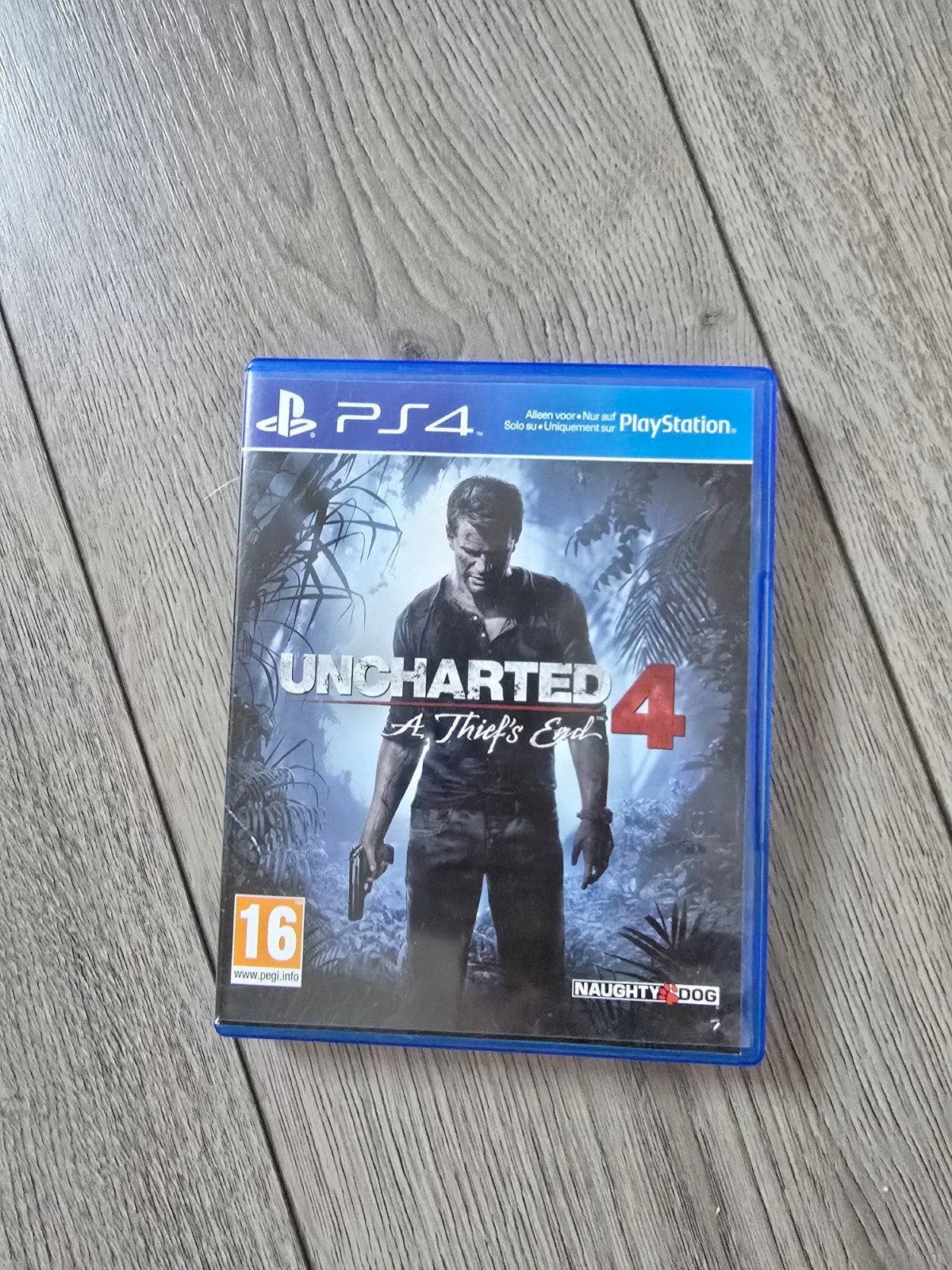 Uncharted 4: A Thief's End PS4/PS5 - Zo goed als nieuw, Spelcomputers en Games, Games | Sony PlayStation 4, Online, 1 speler, Zo goed als nieuw