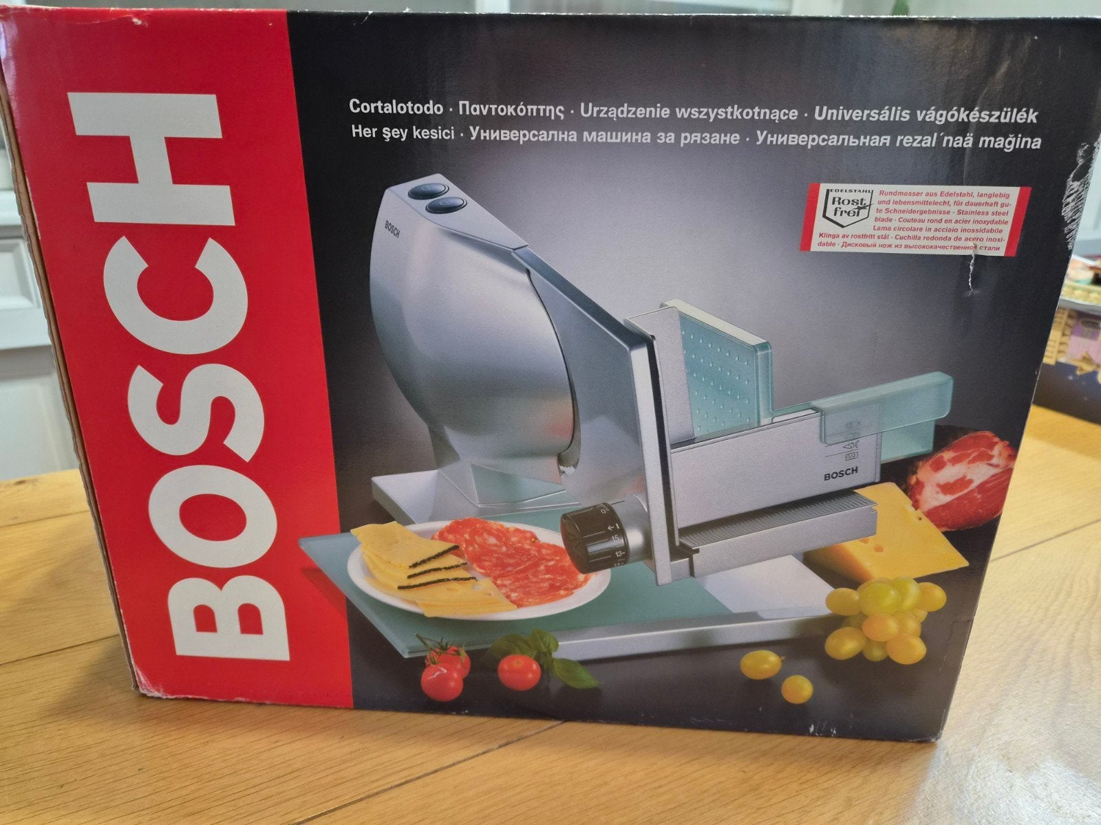 Bosch MAS 9 allessnijder met doos en handleiding, Ophalen