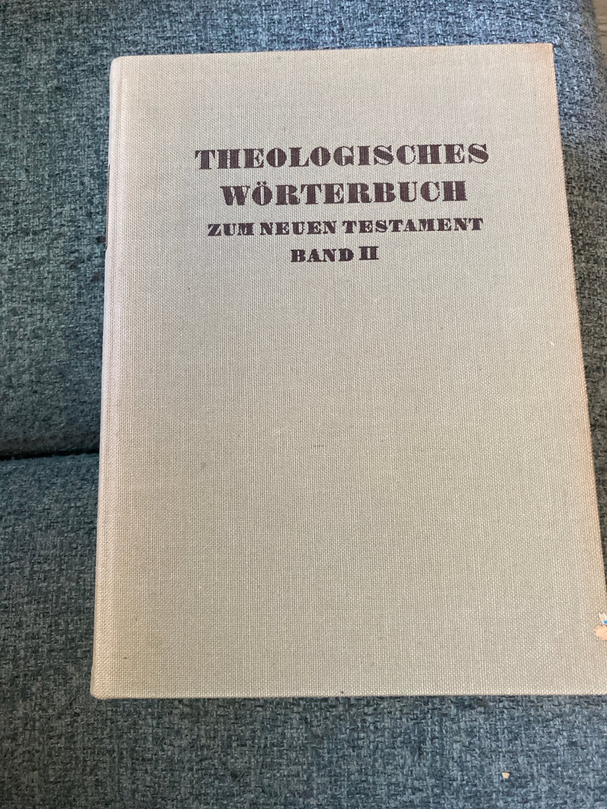 Theologisches Wörterbuch zum Neuen Testament Band II, Ophalen of Verzenden, Gelezen, Christendom | Protestants