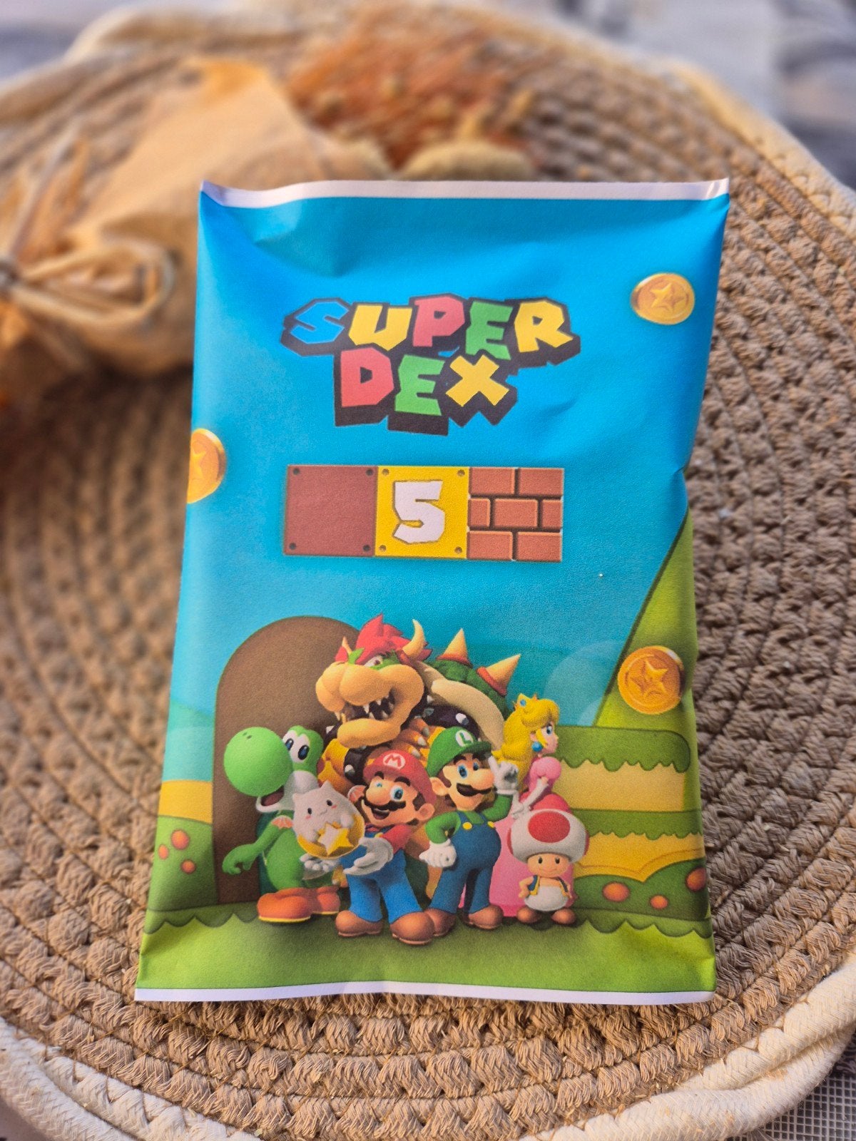 Super Mario traktatie, Ophalen of Verzenden, Nieuw, Feestartikel, Verjaardag