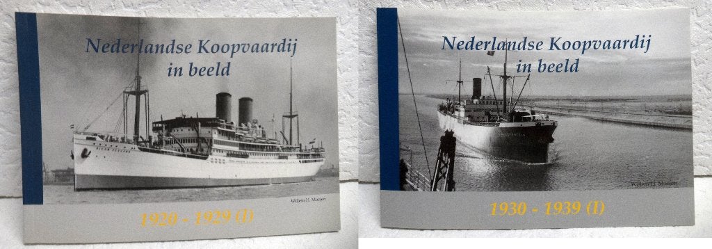 Nederlandse Koopvaardij in beeld 1930-1939 deel 3 en 4, Boeken, Ophalen of Verzenden, Zo goed als nieuw, Willem H. Moojen