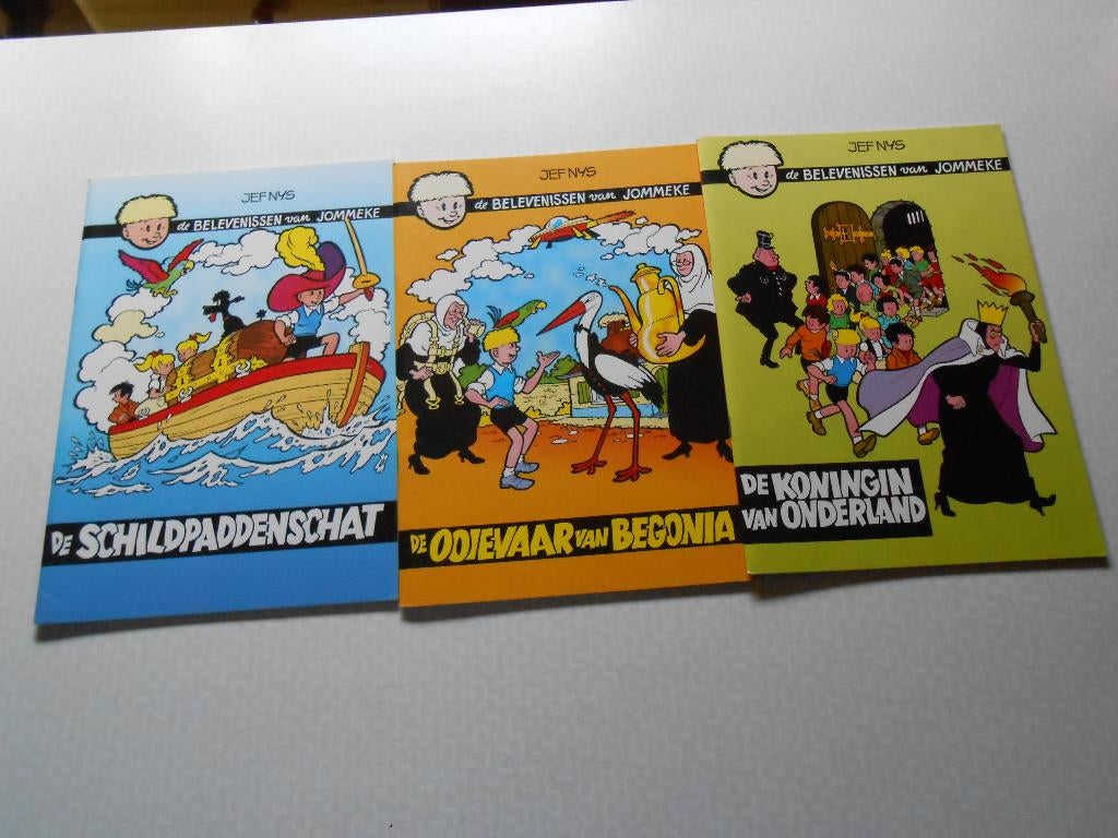 Jommeke 3x Middelkerke uitgave 2001 1 ste druk., Jef Nys, Ophalen of Verzenden, Zo goed als nieuw, Meerdere stripboeken