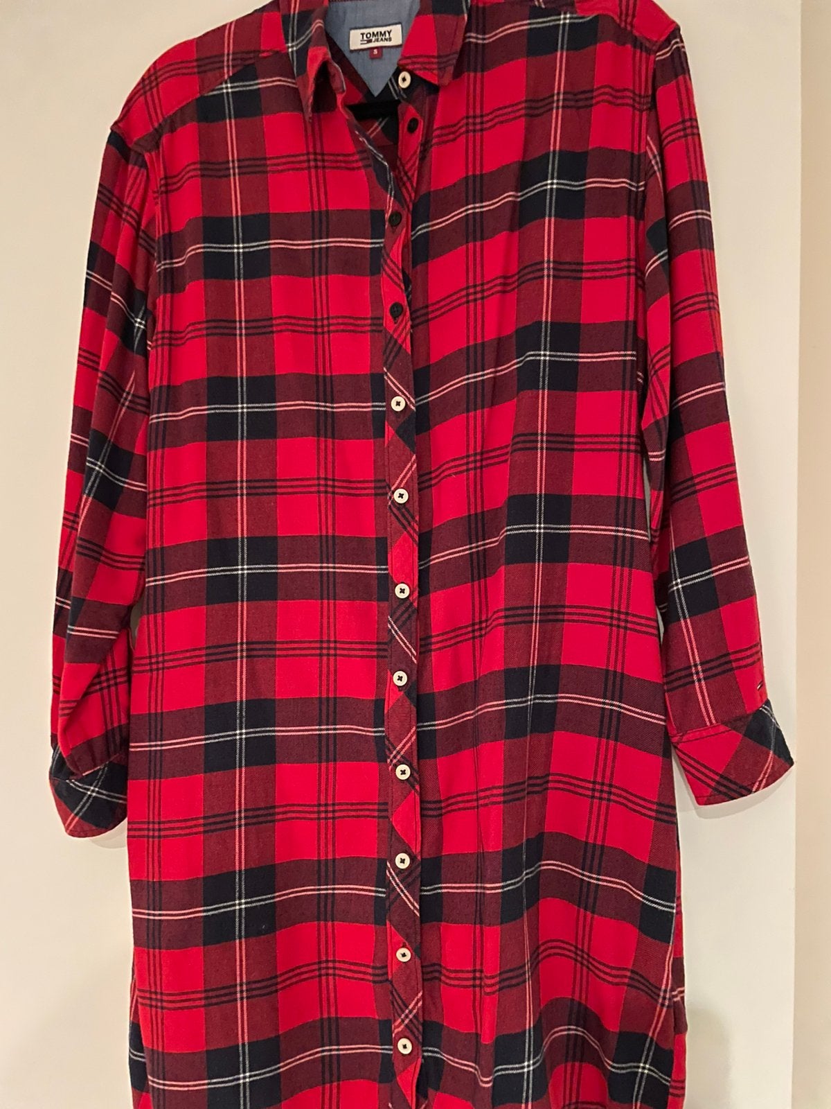 Tommy Hilfiger Jeans tuniek/jurk., Kleding | Dames, Ophalen of Verzenden, Gedragen, Maat 38/40 (M), Meerkleurig