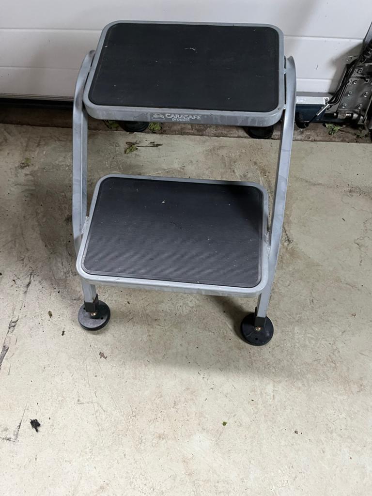 Carasafe opstapje met 2 treden., Ophalen, Gebruikt