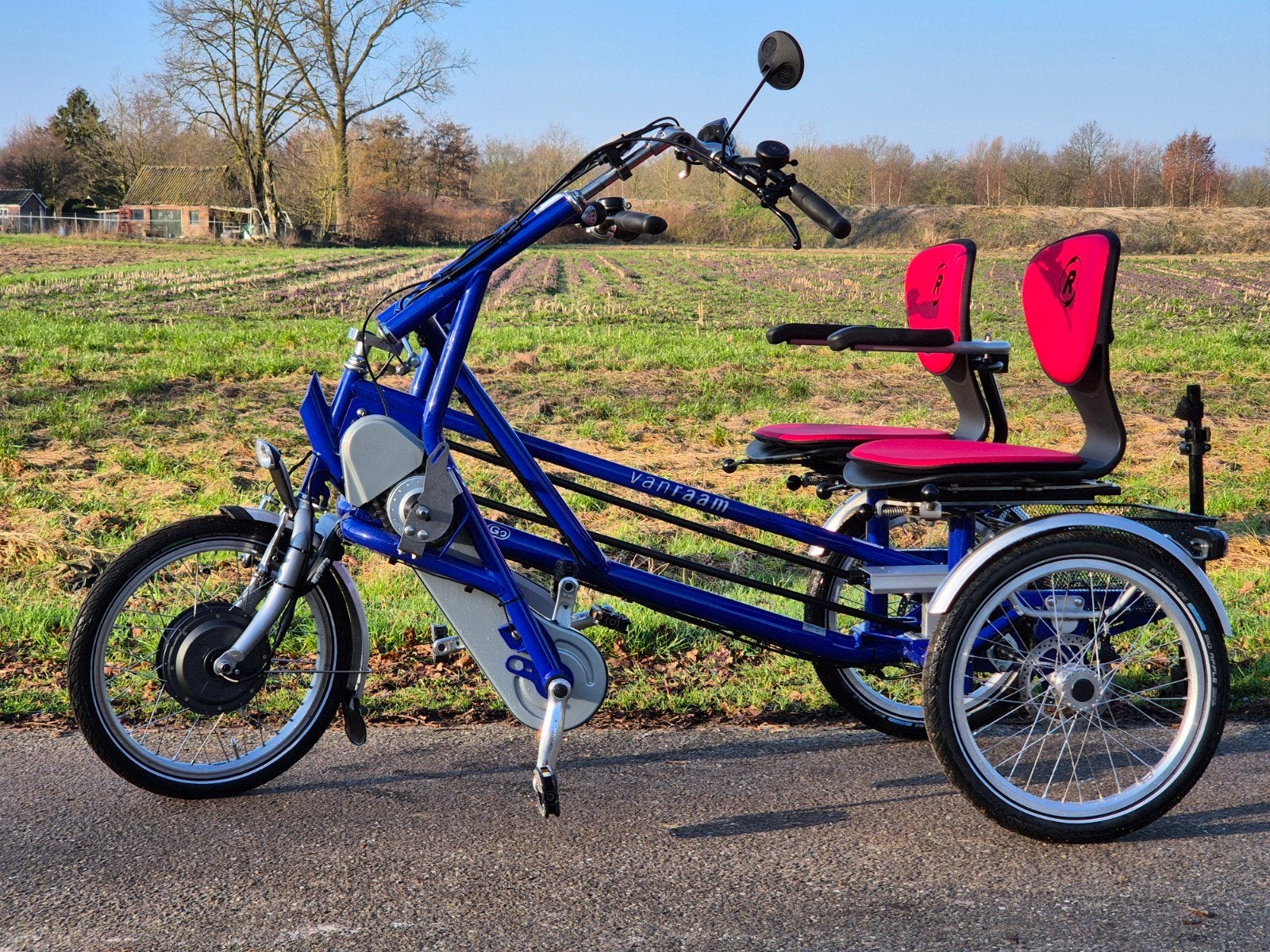 Zo goed als nieuw vanraam fun 2 go , elektrische duo fiets, Ophalen of Verzenden, Zo goed als nieuw