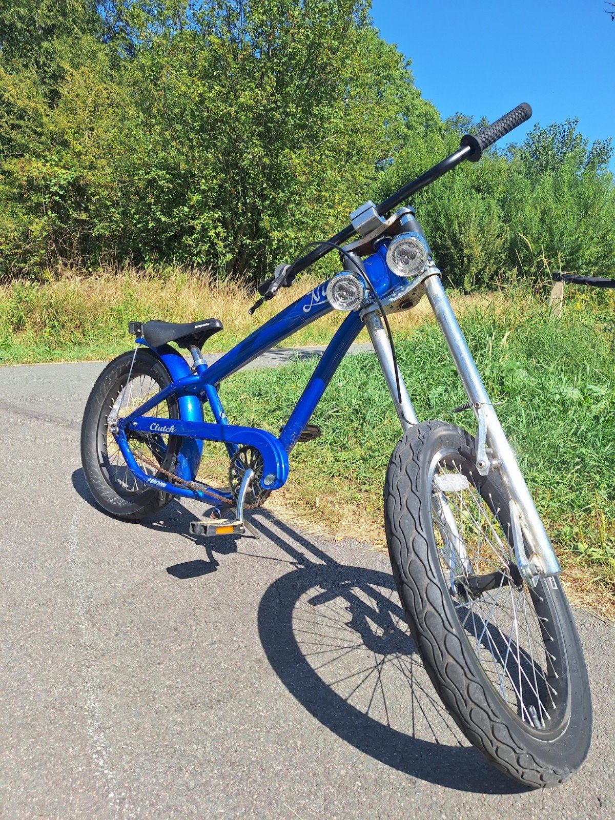 Nirve Clutch Chopper Fiets - Unieke Custom Cruiser, Ophalen, Staal, Minder dan 47 cm, Nirve