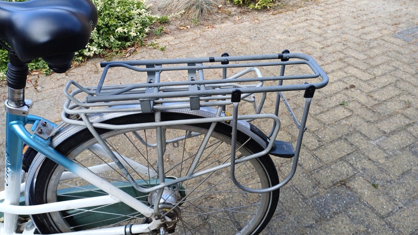 Verlenger bagagedrager voor fietstoel èn fietstassen, Fietsen en Brommers, Fietsaccessoires | Buggydragers, Ophalen