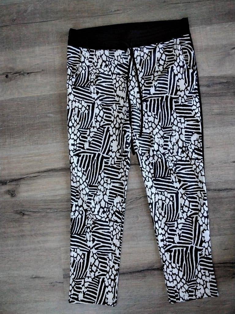 Zwart wit broek maat 42 Pescara, Zwart, Maat 42/44 (L), Pescara, Ophalen of Verzenden