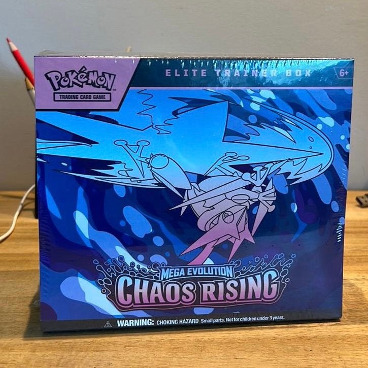 Pokémon Mega Evolution Chaos Rising Elite Trainer Box, Ophalen, Nieuw, Boosterbox