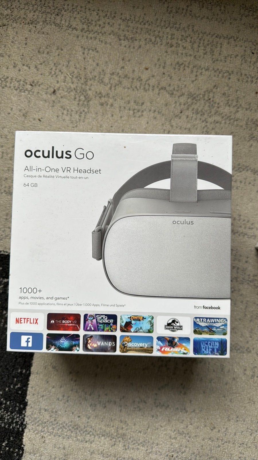 Oculus Go VR-bril 64GB - Zelfstandige VR-headset met control, Ophalen of Verzenden, Zo goed als nieuw, VR-bril, Overige platformen