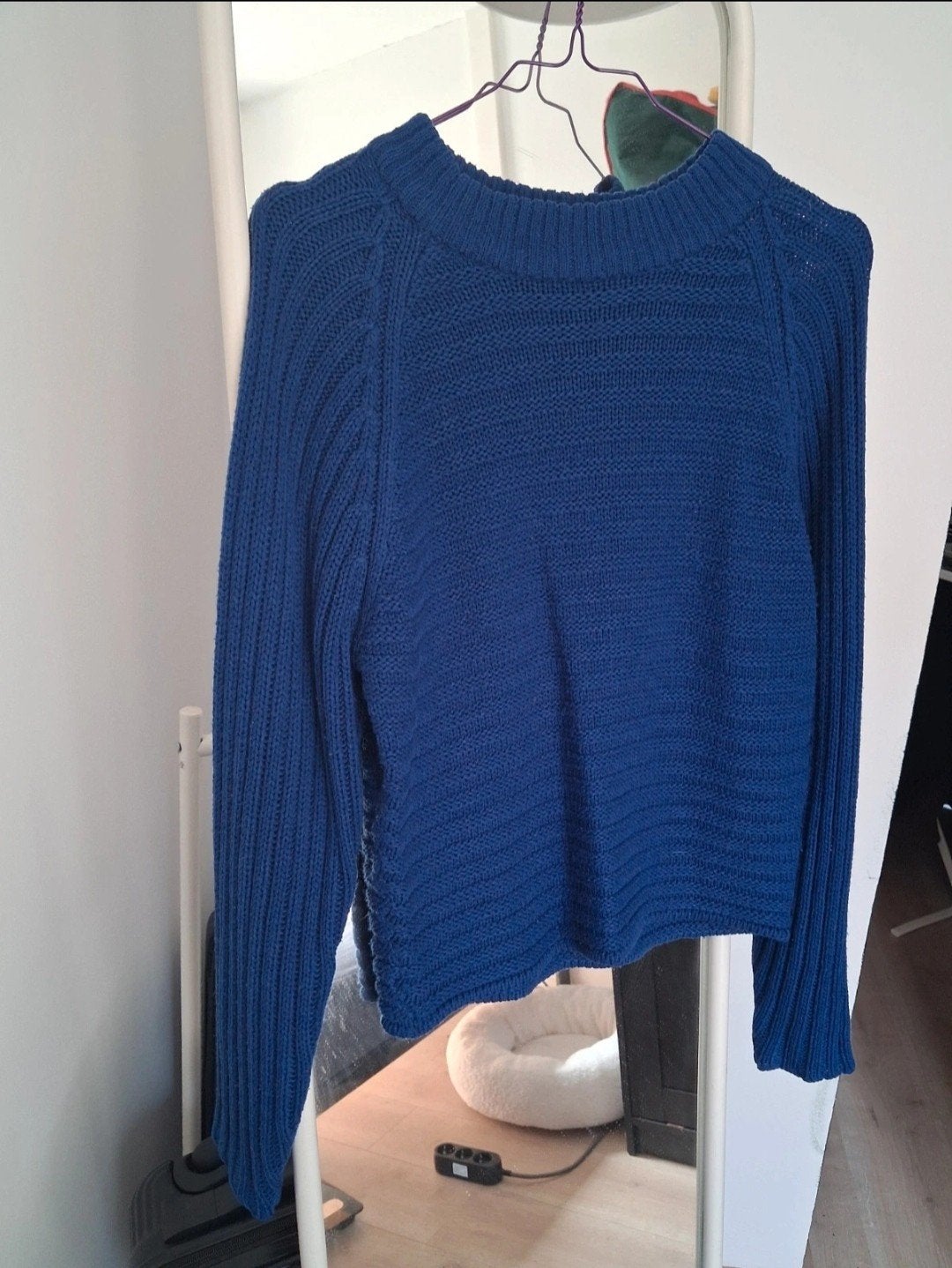 Blauwe trui Monki, Kleding | Dames, Maat 38/40 (M), Blauw, Ophalen of Verzenden, Zo goed als nieuw