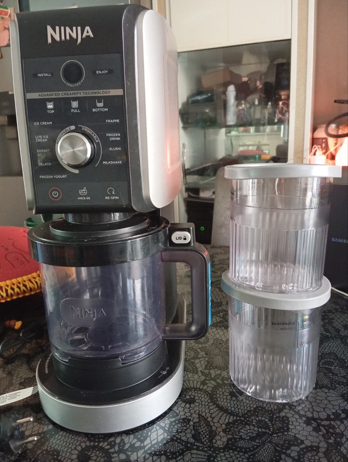 Ninja Creami IJsmachine - Zo goed als nieuw, Ophalen, Zo goed als nieuw, Blender-accessoire