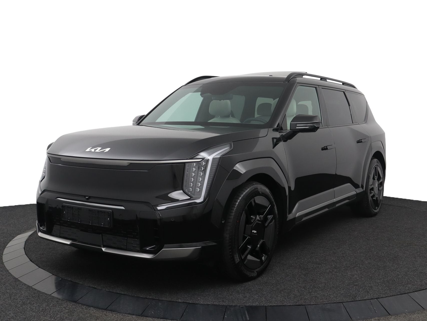 Kia EV9 GT-Line AWD 99.8 kWh - Prijs incl inruilpremie - 7 z, Auto's, Kia, Automaat, EV9, Zwart, 7 stoelen