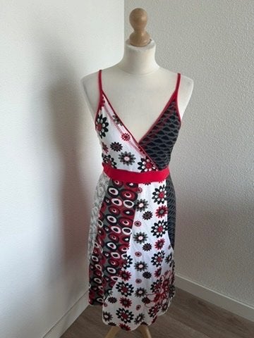 Vila Joy maat XXL retro zomer jurk 1807, Vila Joy, Vila Joy, Maat 46/48 (XL) of groter, Zo goed als nieuw