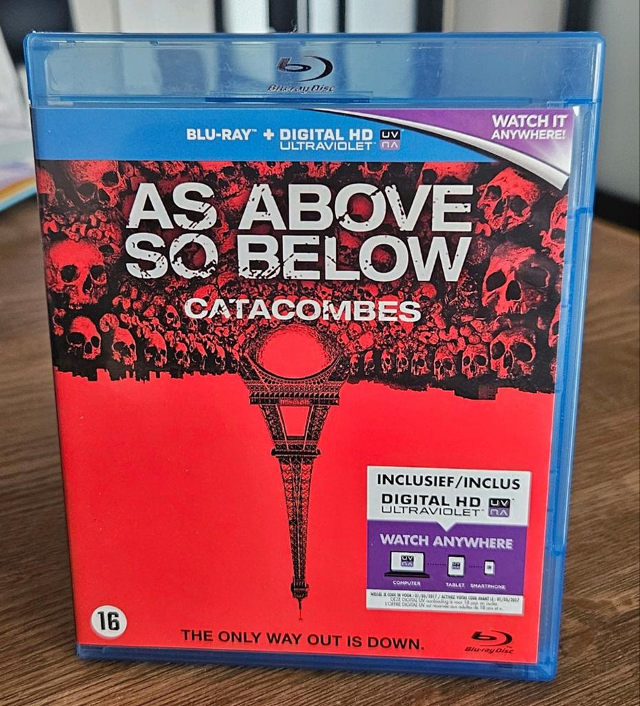 As Above So Below Blu-ray zgan, Cd's en Dvd's, Blu-ray, Ophalen, Nieuw in verpakking, Horror