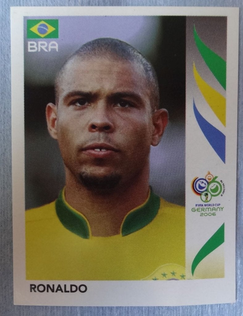 Panini Plaatje van WK 2006 Duitsland   RONALDO  nr 396, Ophalen of Verzenden, Nieuw, Plaatje