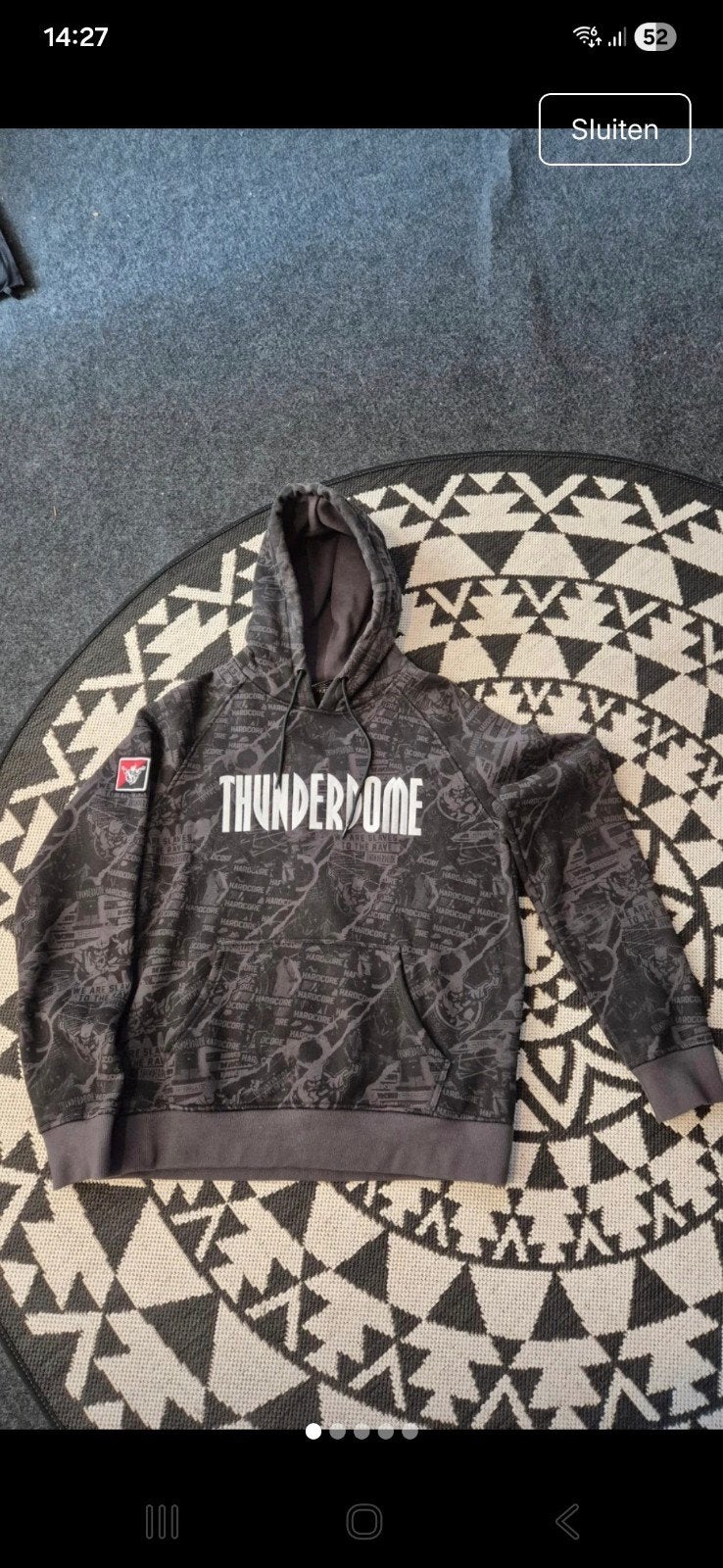 Originele Thunderdome Hardcore Hoodie XL, Thunderdome, Maat 56/58 (XL), Ophalen of Verzenden, Zo goed als nieuw