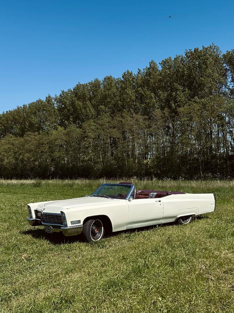 Cadillac cabriolet De Ville 1967 trouwauto, Met chauffeur, Trouwauto