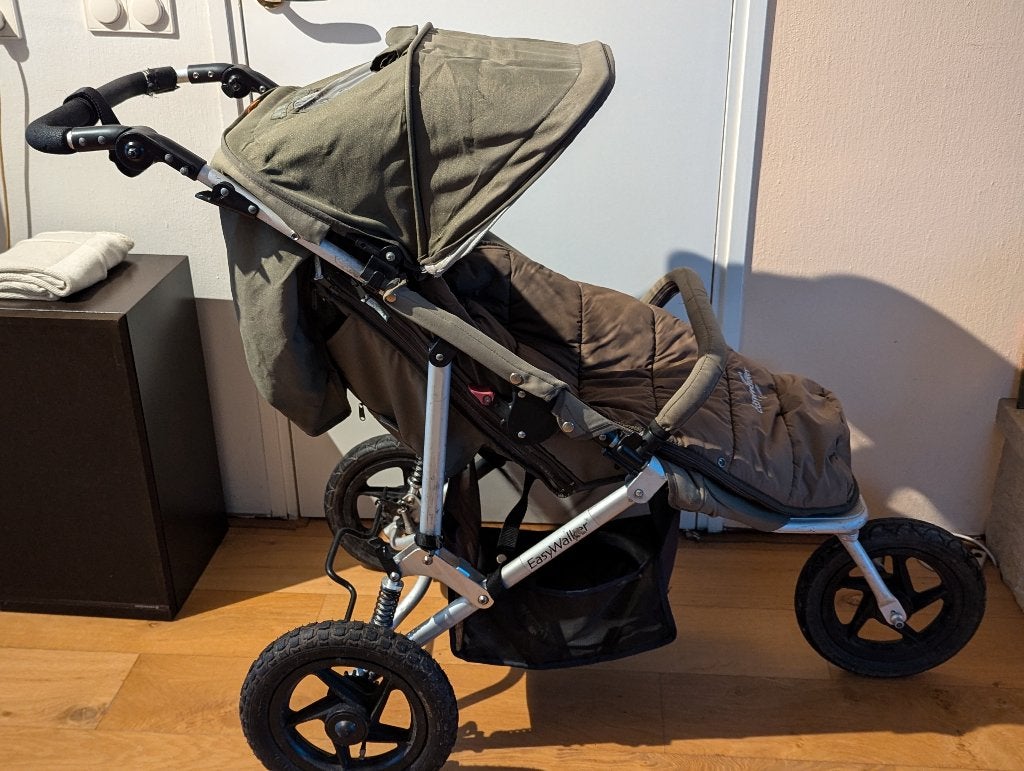 Easywalker kinderwagen, Gebruikt, Verstelbare duwstang, Combiwagen, Ophalen