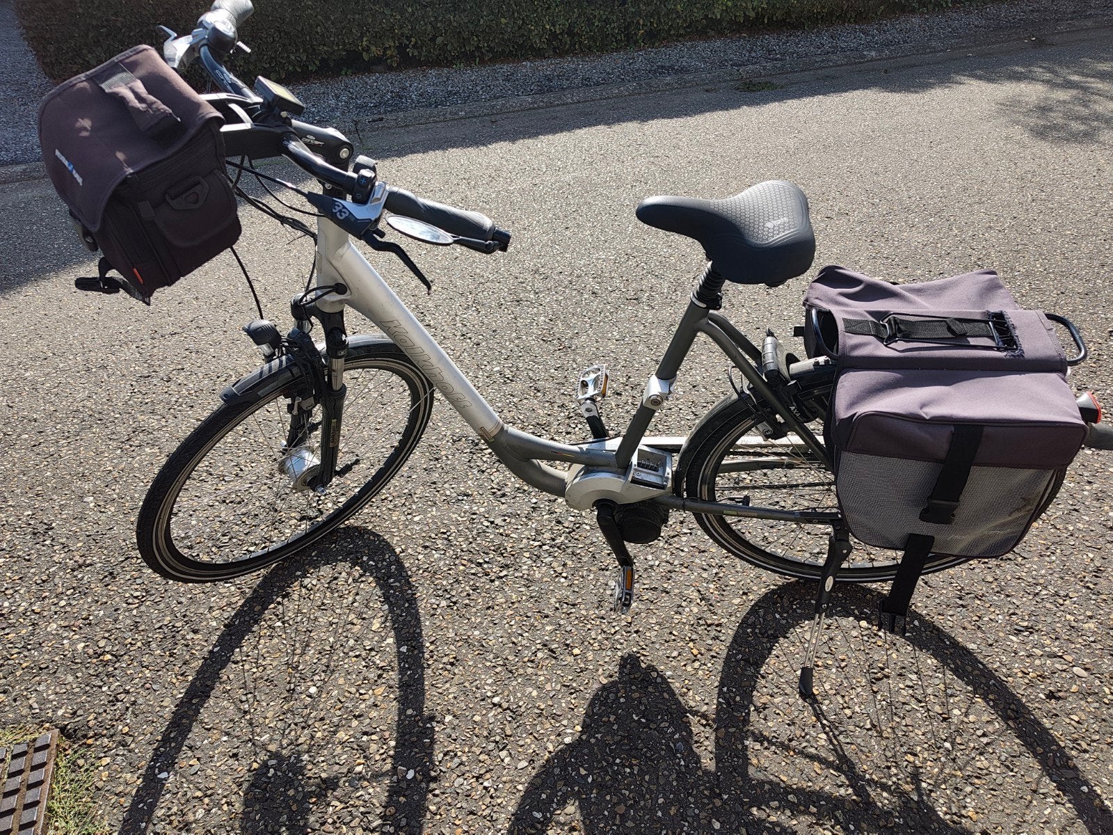 Kalkhoff elektrische fiets met fietstassen, Ophalen, Gebruikt, Overige merken