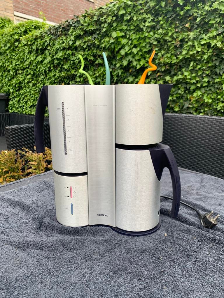 Siemens Porsche Design Koffiezetapparaat TC91100, Witgoed en Apparatuur, Koffiezetapparaten, Ophalen of Verzenden, Zo goed als nieuw
