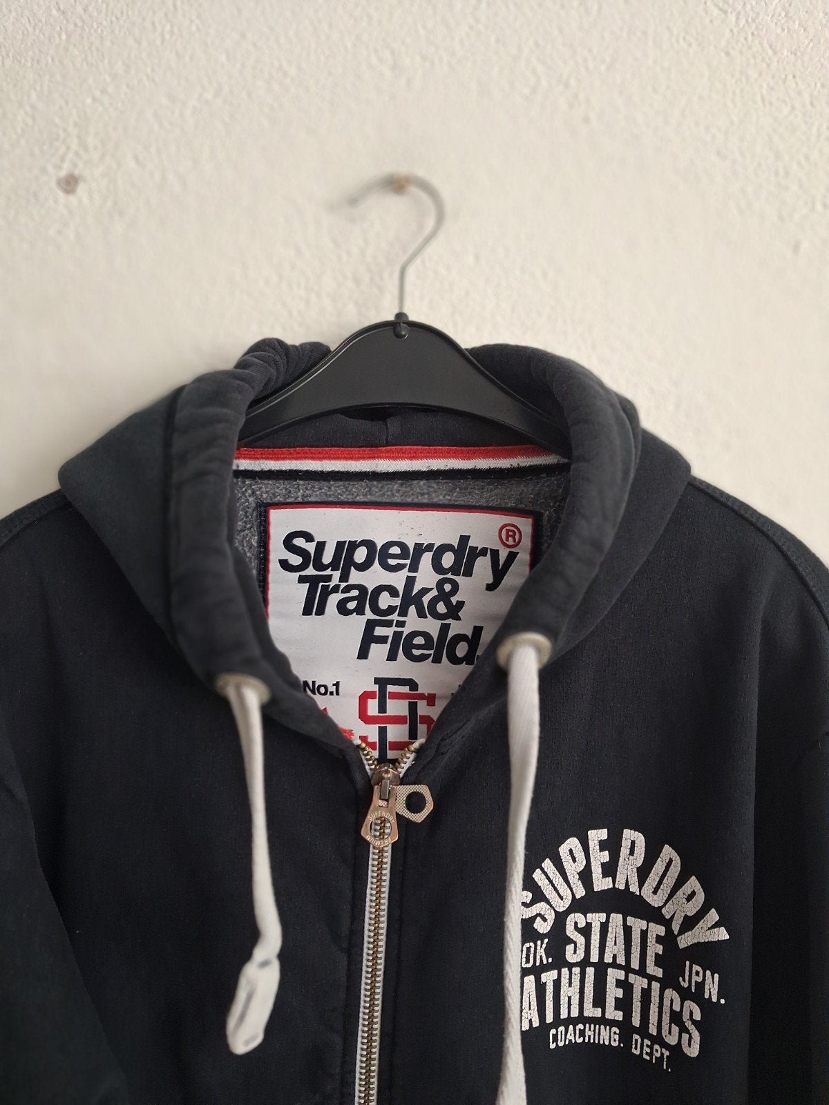 Superdry Track & Field Hoodie - Maat 3XL, Zwart, Overige maten, Ophalen of Verzenden, Gedragen