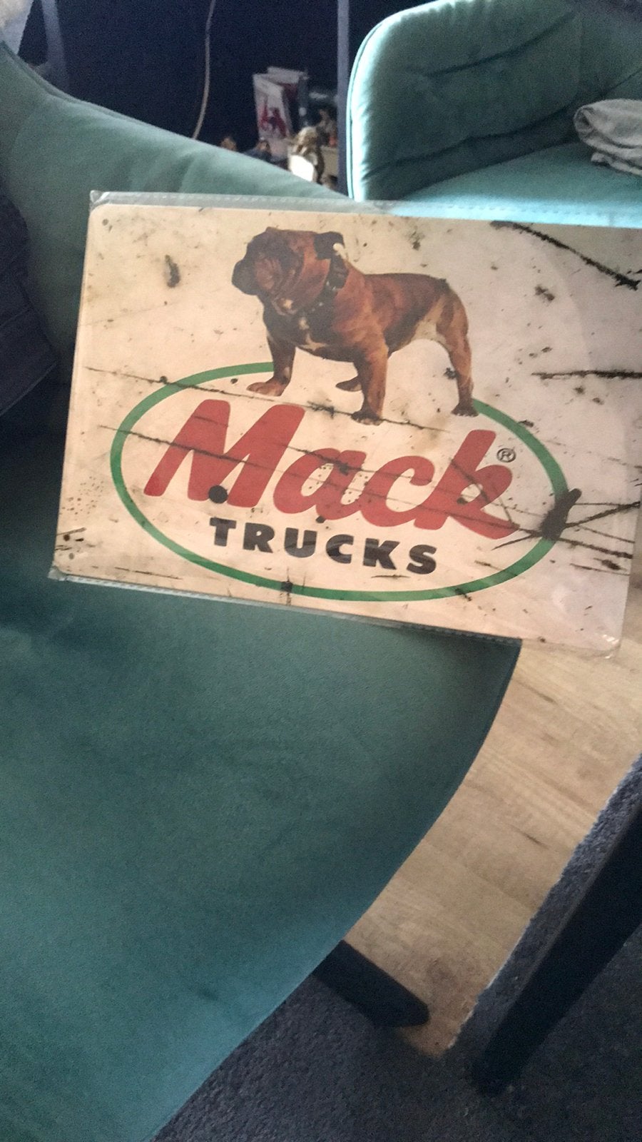 Mack trucks plaat, Ophalen of Verzenden, Zo goed als nieuw