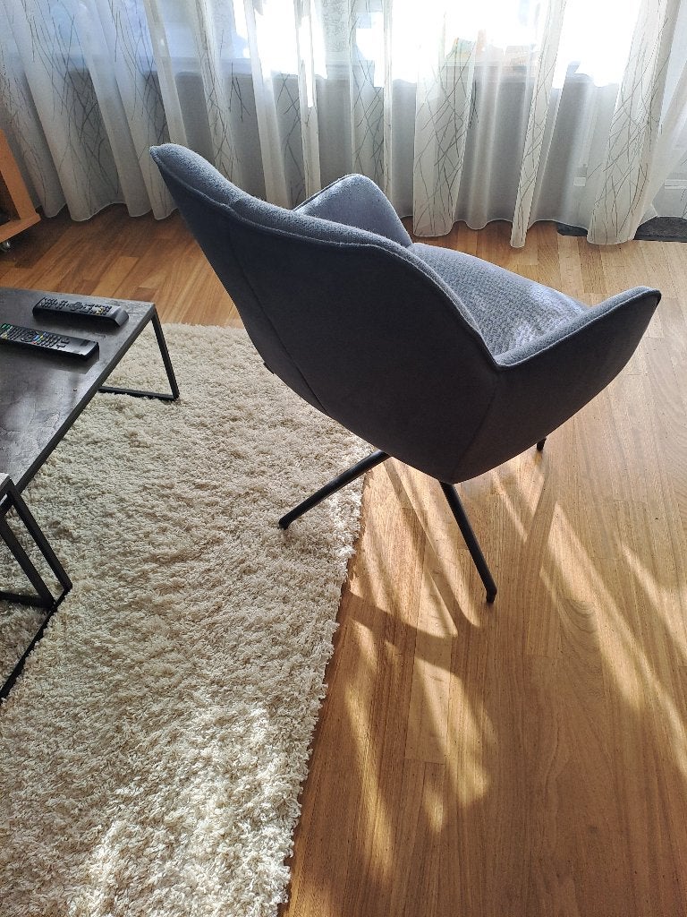 fauteuil, Stof, 75 tot 100 cm, Ophalen of Verzenden, Zo goed als nieuw