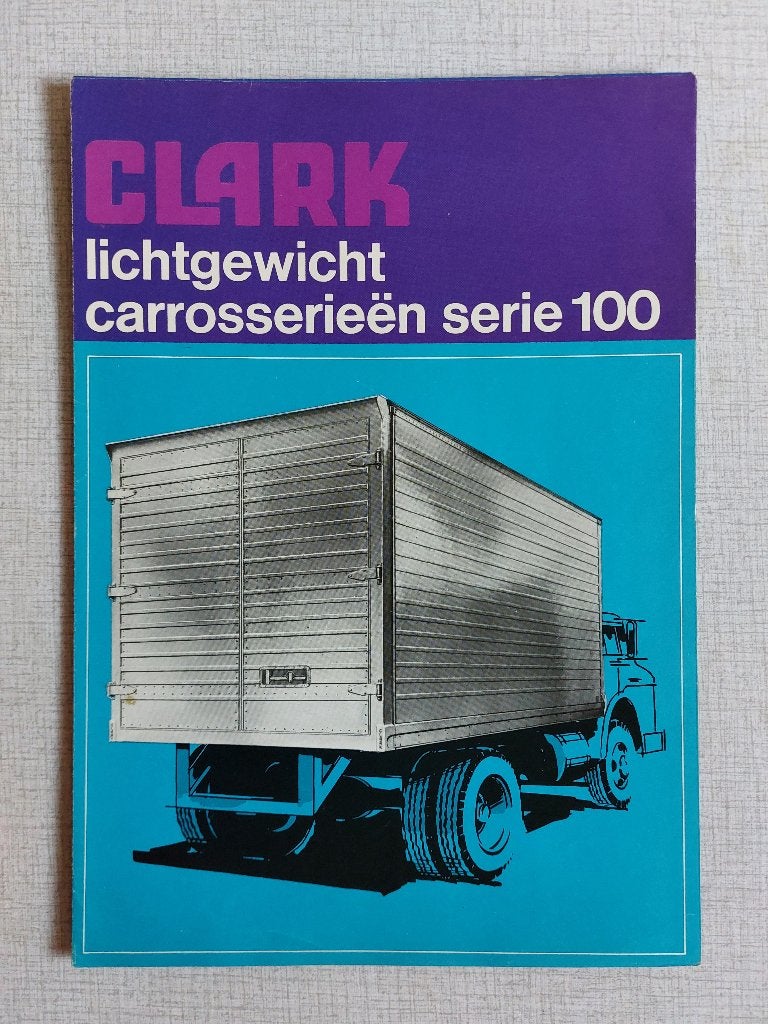 Brochure / Folder CLARK - W&H Wynmalen & Hausmann - Bunnik, Ophalen of Verzenden, Gelezen, Overige merken