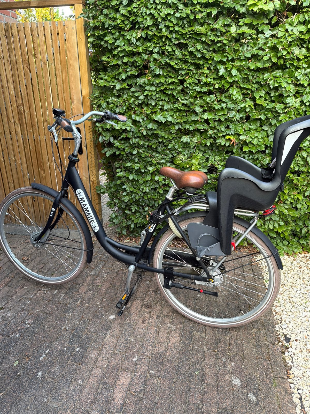 Mooie Mammie moederfiets met zitje, Trommelrem, Ophalen, Overige merken, 53 tot 56 cm