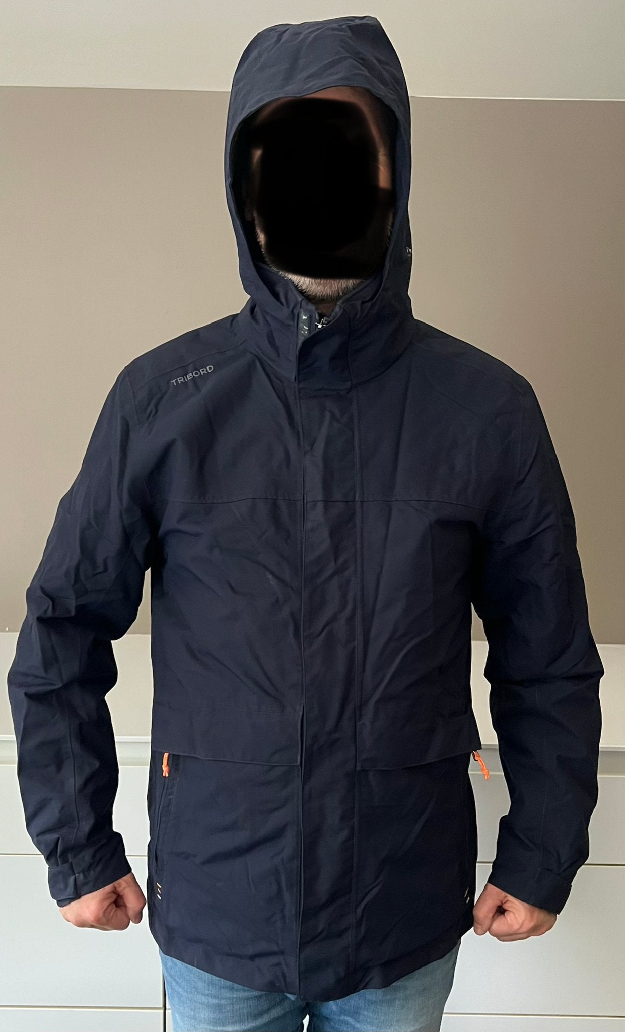 TRIBORD Zeiljas Warm Windstop Waterproof Maat L, Ophalen of Verzenden, Zo goed als nieuw, Zeiljack