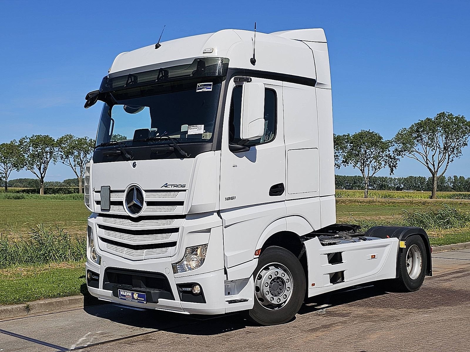MERCEDES-BENZ ACTROS 1851 retarder, Automaat, Euro 6, 510 pk, Wit