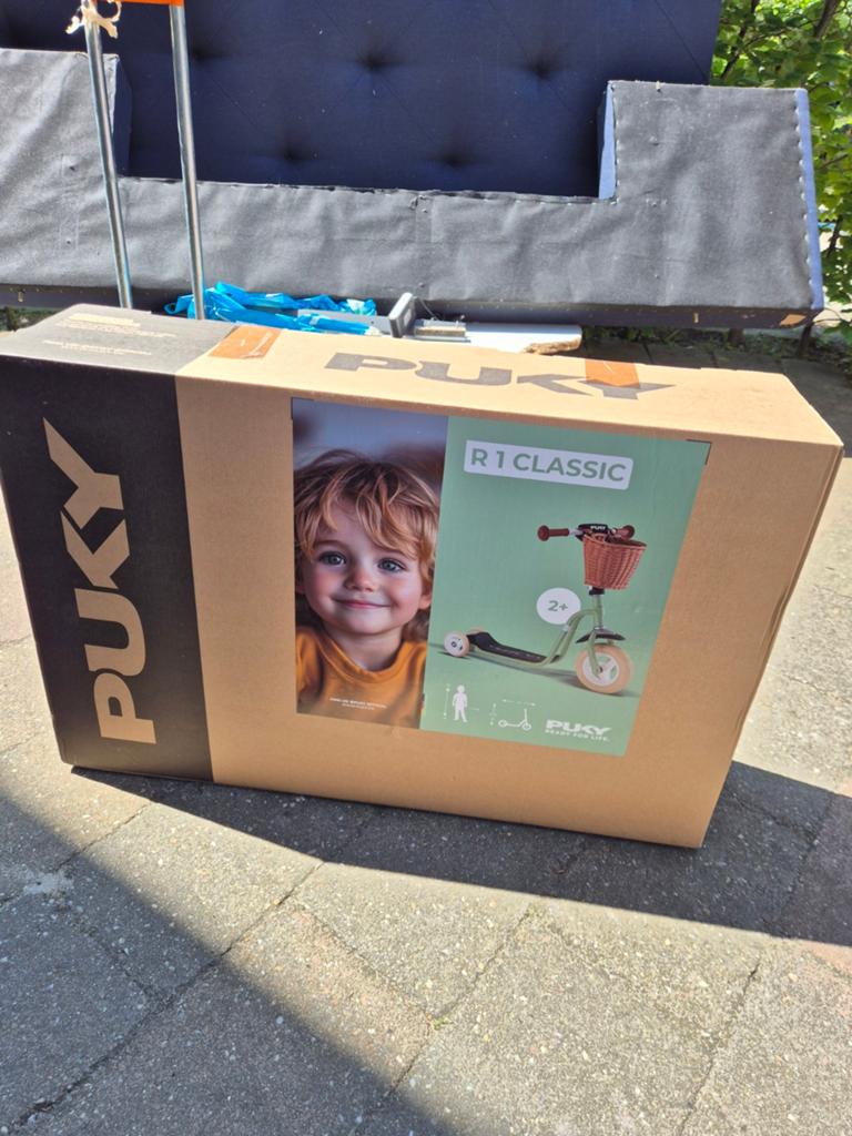 Nieuwe Puky R1 Classic step met mandje - Ongeopend!, Fietsen en Brommers, Steps, Ophalen of Verzenden, Nieuw, Gewone step, Puky