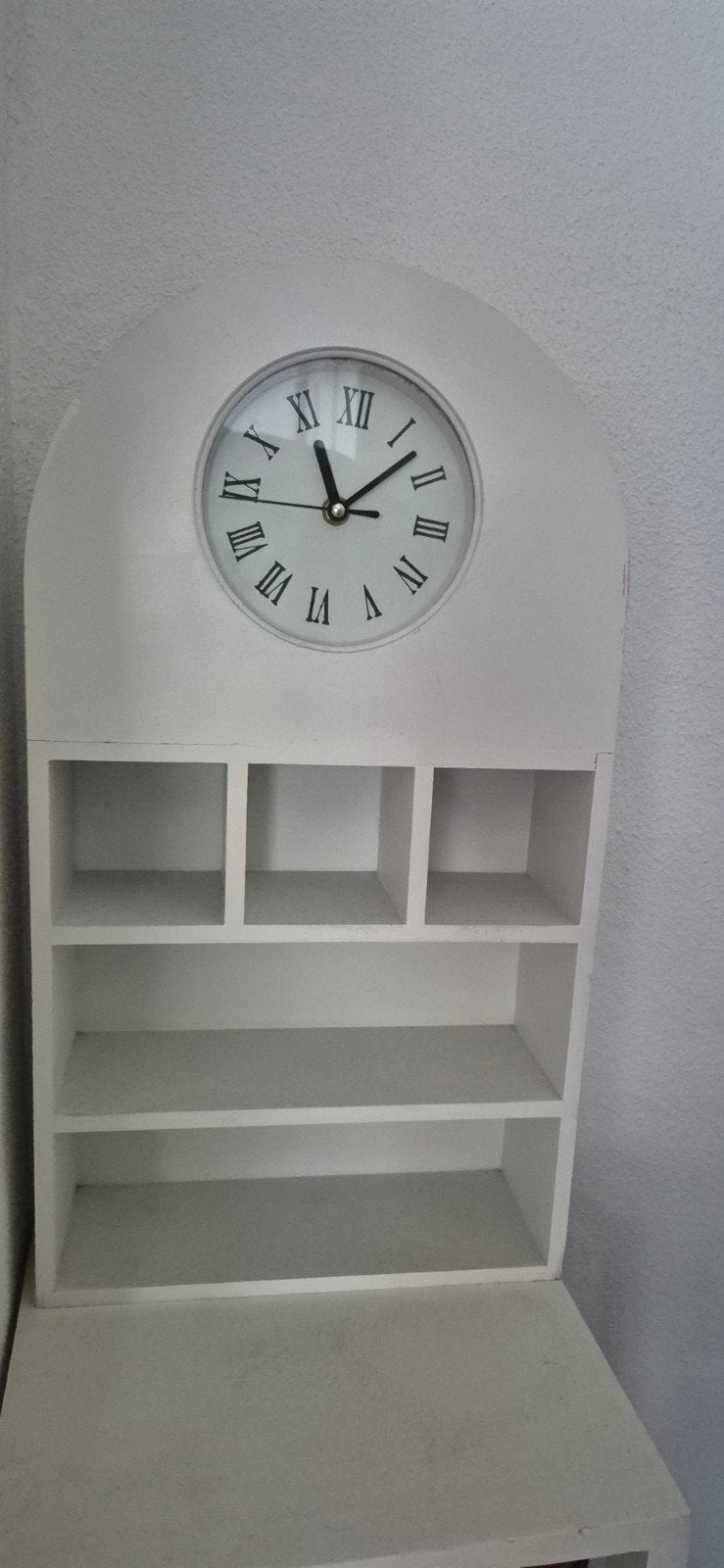 Vakkenkastje met klok - perfecte staat, Ophalen of Verzenden
