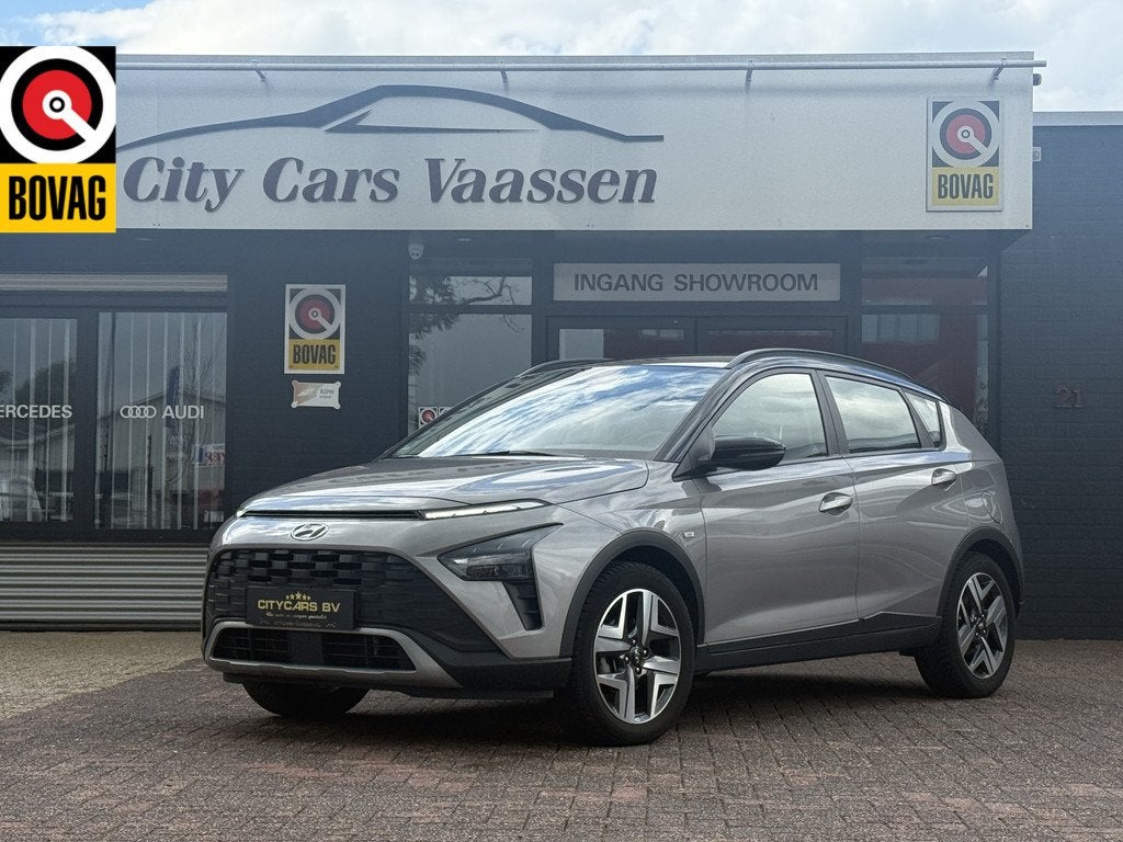 Hyundai Bayon 1.0 T-GDI Comfort hybrid 48v automaat 101 pk g, Auto's, Hyundai, Stof, Euro 6, 400 kg, 100 pk