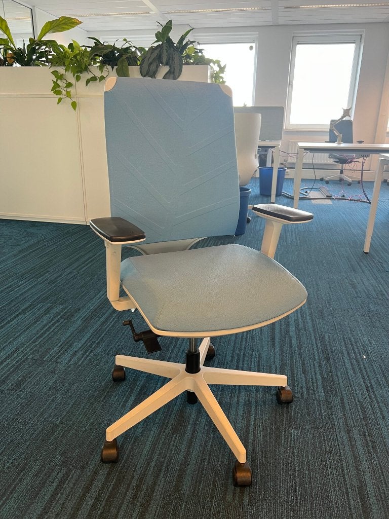 Sitland Leaf Ergonomische stoel / werkstoel / stoel,16 stuks, Blauw, Ophalen of Verzenden, Zo goed als nieuw, Bureaustoel