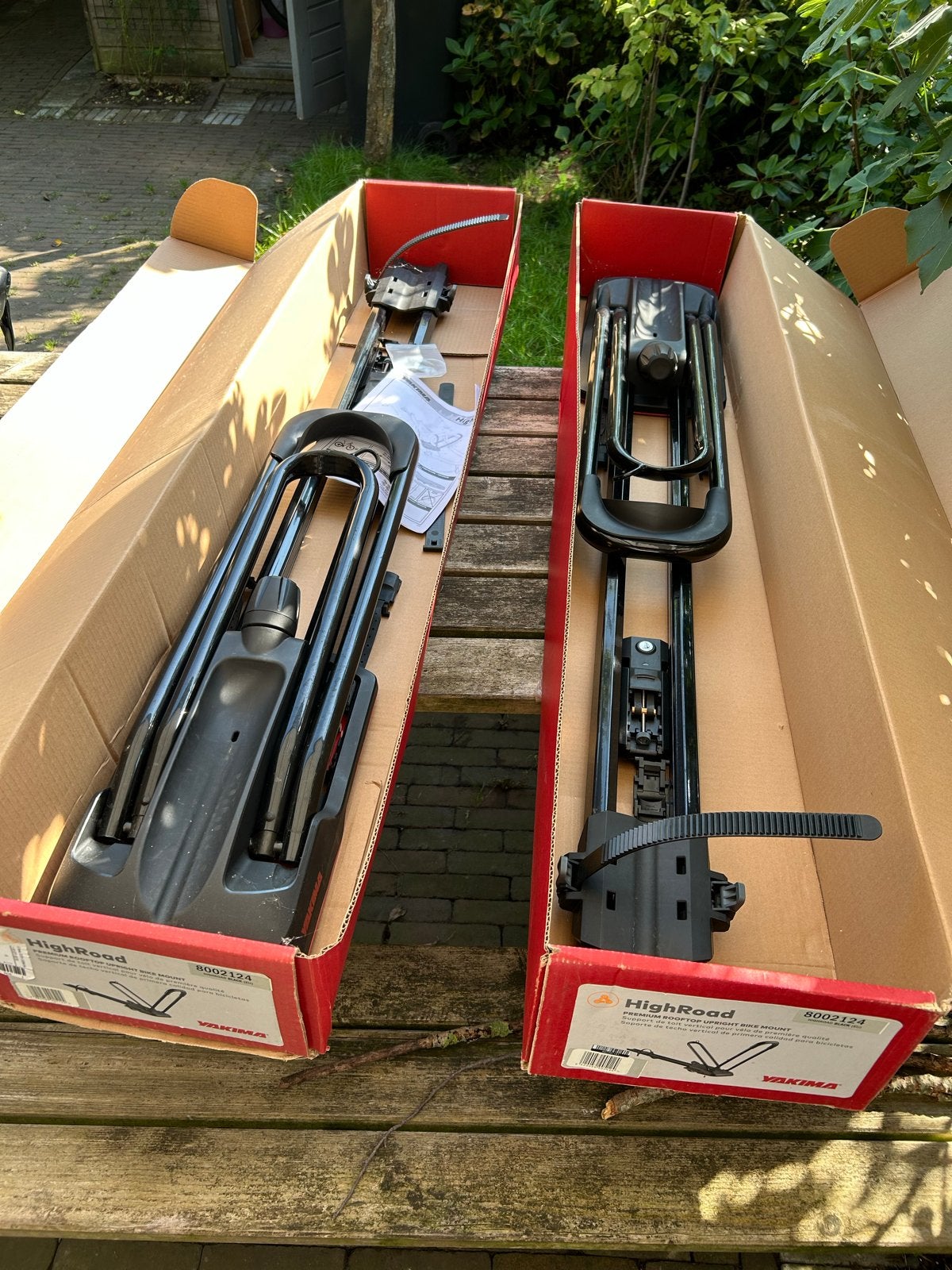 2x Yakima HighRoad premium fietsendrager: beter dan Thule, Ophalen, Zo goed als nieuw