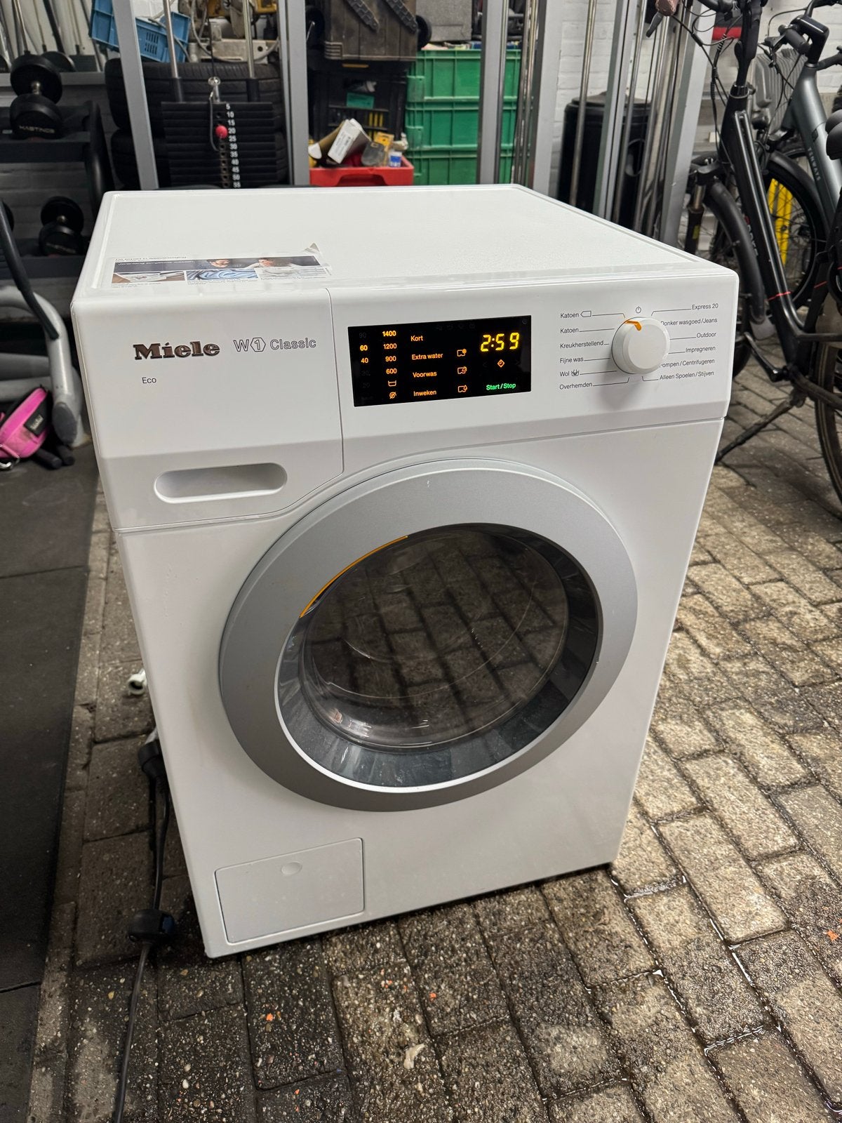 Miele WDB 030 WCS W1 Classic wasmachine - Zo goed als nieuw, Witgoed en Apparatuur, Wasmachines, Ophalen of Verzenden, Zo goed als nieuw