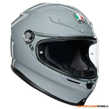 AGV K6 Integraalhelm, Grijs, Motoren, Kleding | Motorhelmen, Ophalen of Verzenden, Nieuw met kaartje