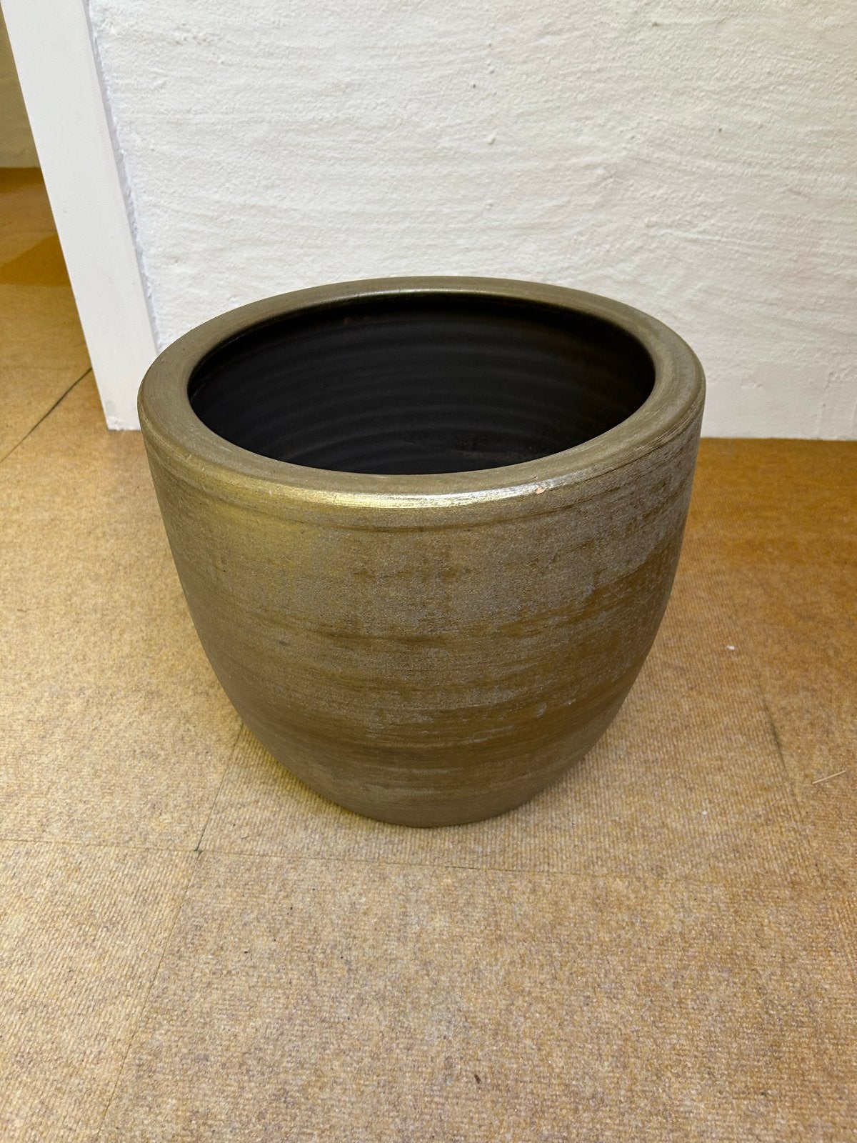 Mooie gouden vaas van Intratuin - 40 cm doorsnee, Ophalen, Gebruikt, Goud