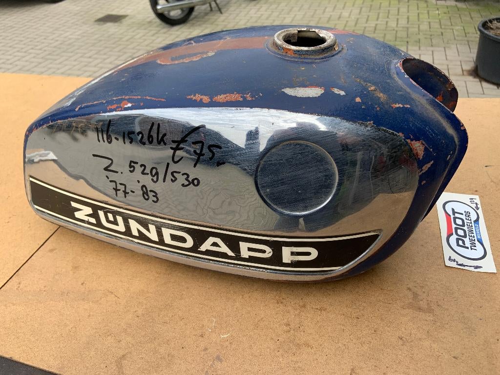 Zundapp Tank Type 529 / 530, Ophalen, Gebruikt, Tank
