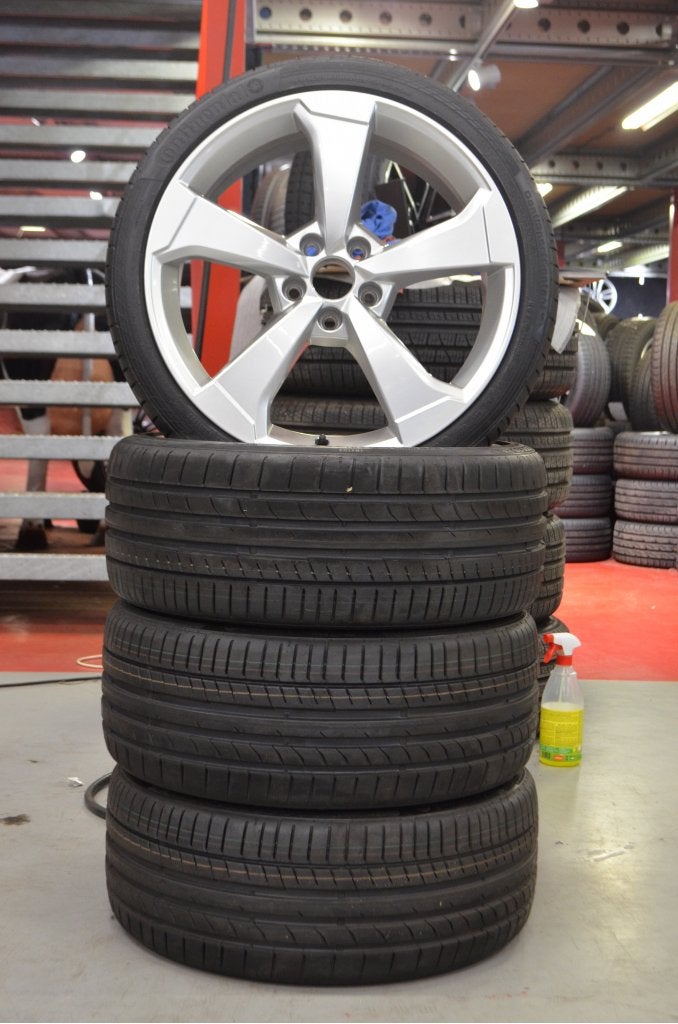 19" Audi RS3 Velgen 5x112 57.1 ET49 + Zomerbanden, Auto-onderdelen, Banden en Velgen, Banden en Velgen, Niet ingevuld, Ophalen of Verzenden
