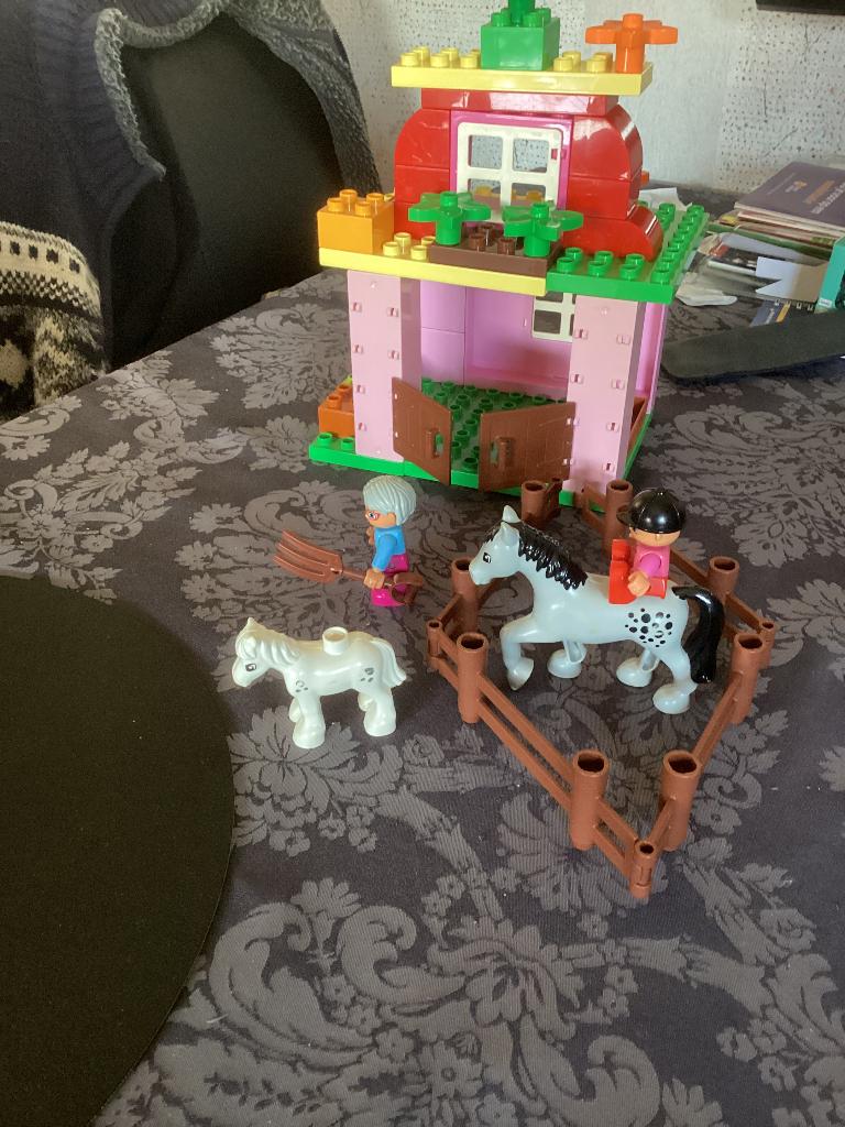 Duplo paardenstal, Ophalen, Overige thema's, Zo goed als nieuw, Duplo