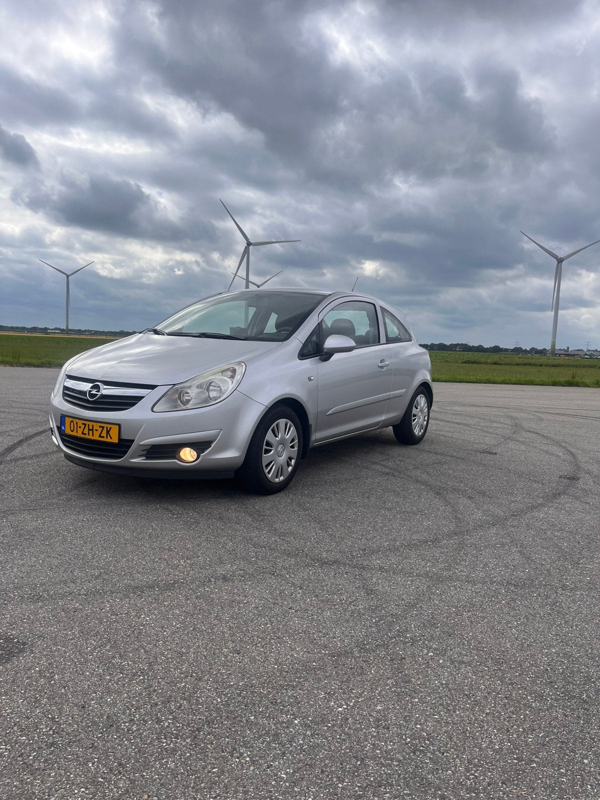 Opel Corsa 1.2 16V 3D WR 2008 Grijs, Auto's, Opel, Particulier, Corsa, Airbags, Airconditioning, Android Auto, Apple Carplay, Bluetooth