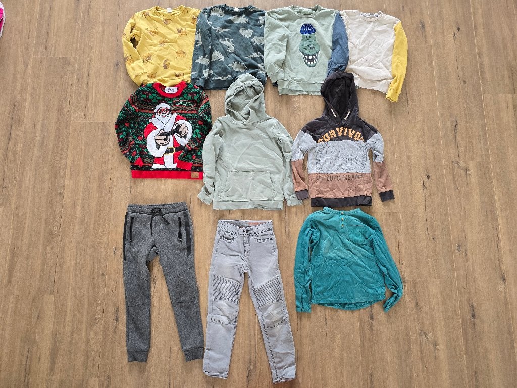 Kledingpakket Jongen (Winter) - Maat 134/140 (10-delig), Kinderen en Baby's, Ophalen of Verzenden, Gebruikt, Maat 134