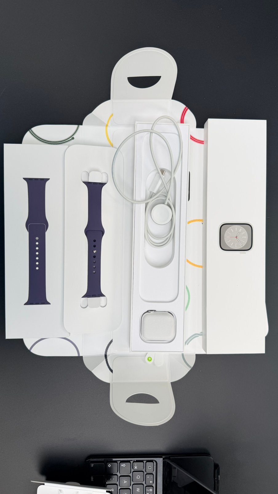 Apple Watch 8 41mm, krasvrij, IOS, Ophalen of Verzenden, Zo goed als nieuw, Waterdicht