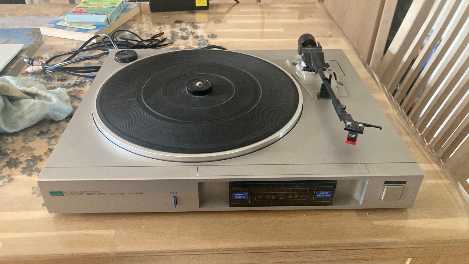 Platenspeler Sansui Dap 500, Ophalen of Verzenden, Gebruikt, Overige merken